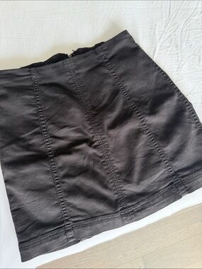 Free People Black Mini Skirt